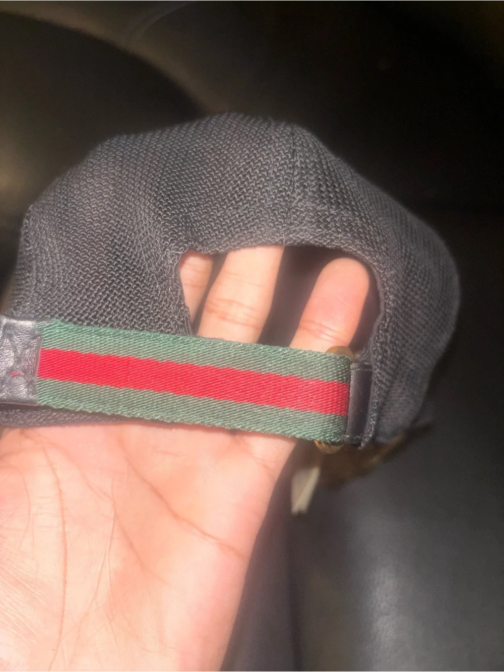 Gucci Beige/Brown GG Supreme Baseball Cap with Tiger Patches